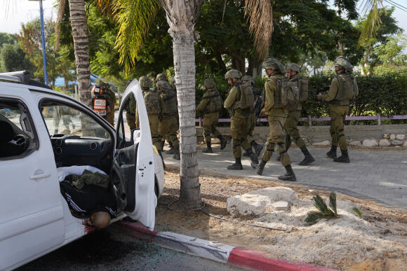 Un civil tué, à Sderot, le 7 octobre 2023.