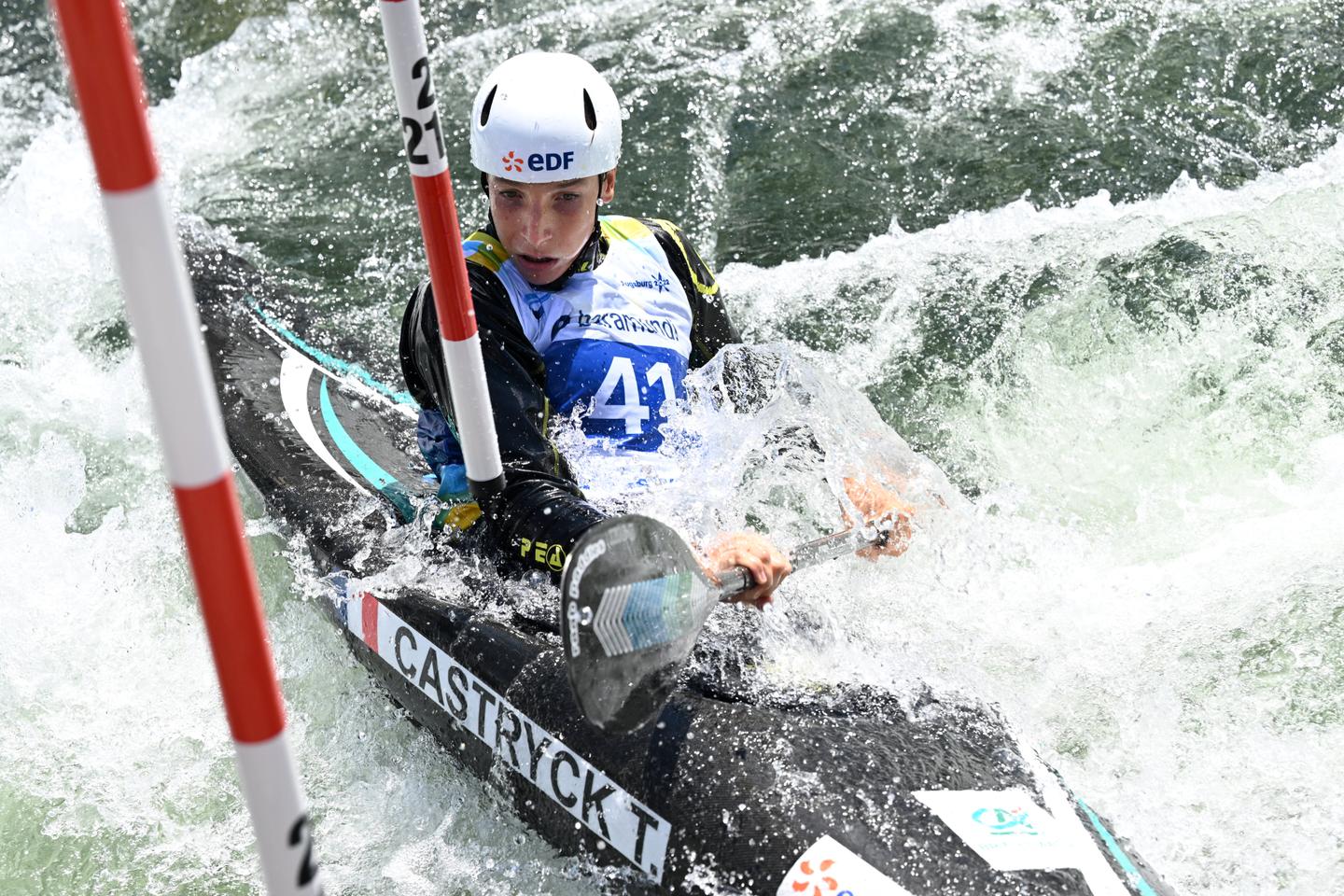 Kayak Prodigy Titouan Castryck Wins First Senior Competition at Paris