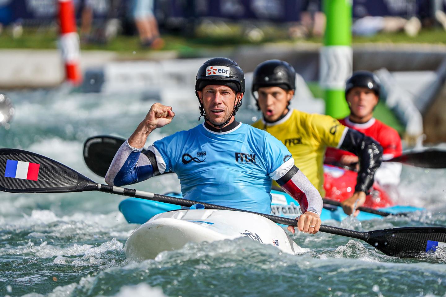 Paris 2024 à dix mois des Jeux, le Français Boris Neveu remporte le