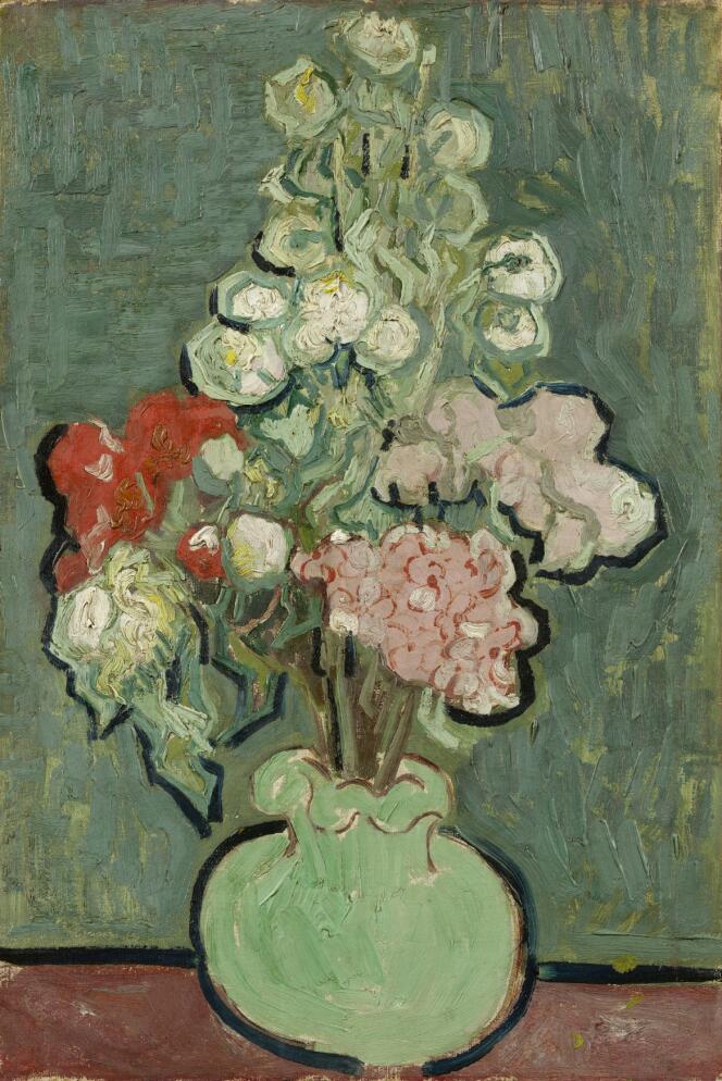 'Naturaleza muerta: jarrón con rosas rosadas' (1890), de Vincent Van Gogh.