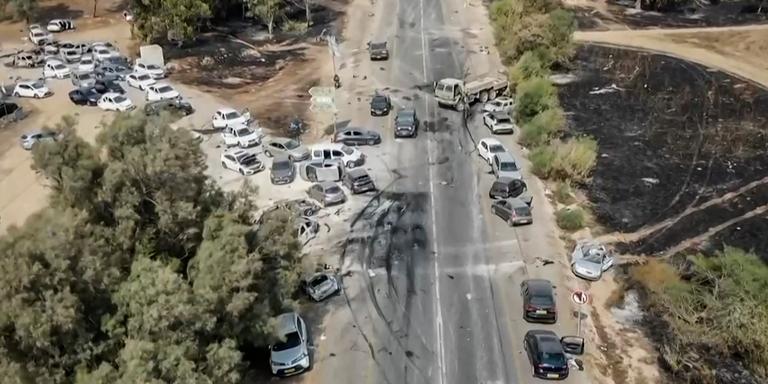 AFP PHOTO / SOUTH FIRSTS RESPONDERS TOPSHOT - A grab taken from a UGC video posted on the Telegram channel