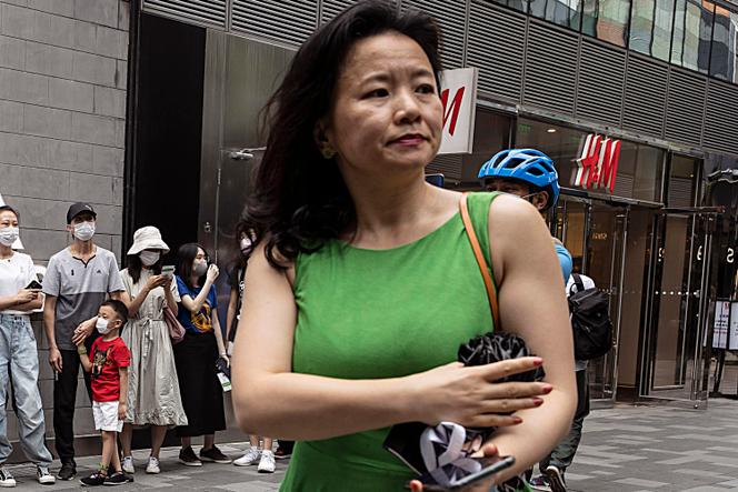 Cheng Lei, a Chinese-born Australian journalist for CGTN, the English-language channel of China Central Television, attends a public event in Beijing on Aug. 12, 2020.