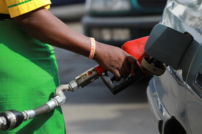 A gas station in Abuja, Nigeria, in March 2020.