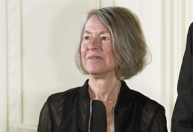 La poeta Louise Glück durante una ceremonia organizada en su honor en la Casa Blanca, el 22 de septiembre de 2016.