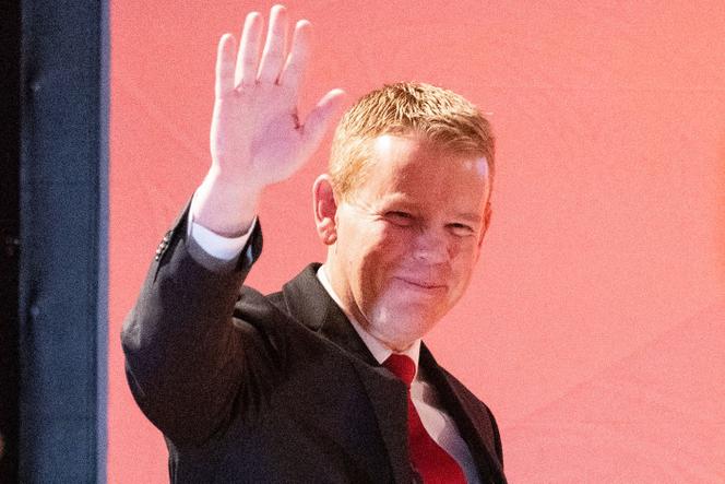 New Zealand's Prime Minister Chris Hipkins arrives for the Labour Party election event during the 2023 New Zealand general election at Lower Hutt in Wellington on October 14, 2023.