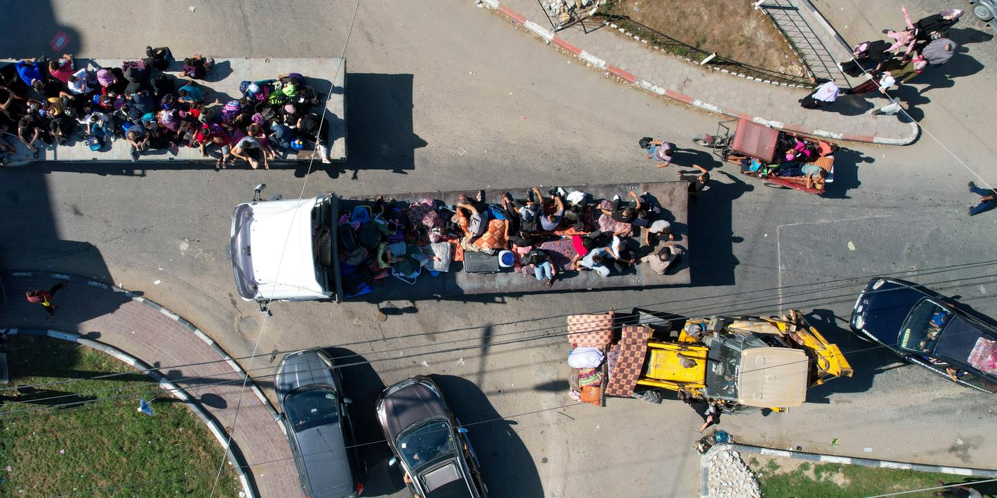 un million de déplacés dans la bande de Gaza ; l’armée israélienne dit attendre une « décision politique » pour une intervention terrestre