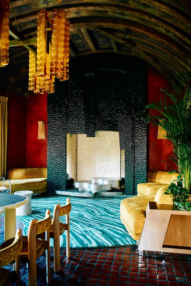 L'Atelier on the top floor of the Payne Whitney Mansion in New York.