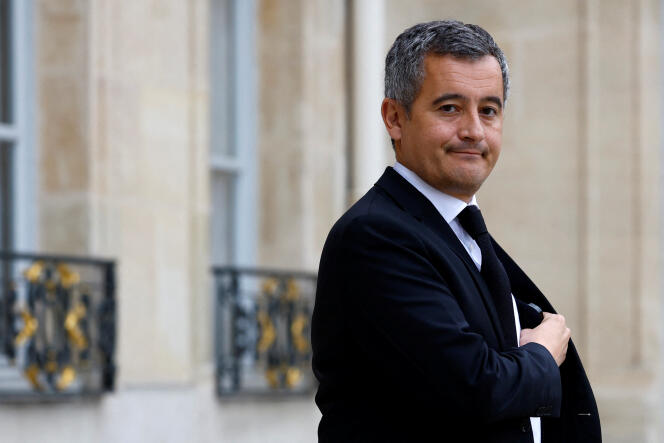Le ministre de l'intérieur, Gérald Darmanin, le 18 octobre 2023, à Paris.