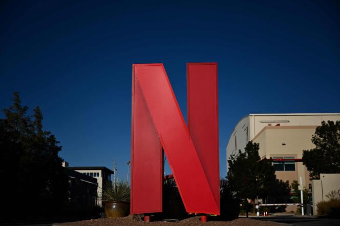 Le logo Netflix à Albuquerque, aux Etats-Unis, le 13 octobre 2023.
