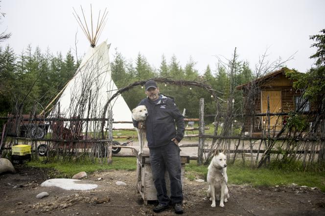 Dave Daley, owner of dog sledding company Wapusk Adventures, at home in Churchill, Canada, August 10, 2022. He belongs to the Métis community.