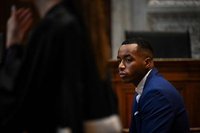 Mamadou Diallo à son procès en appel à Lyon, le 12 octobre 2023.