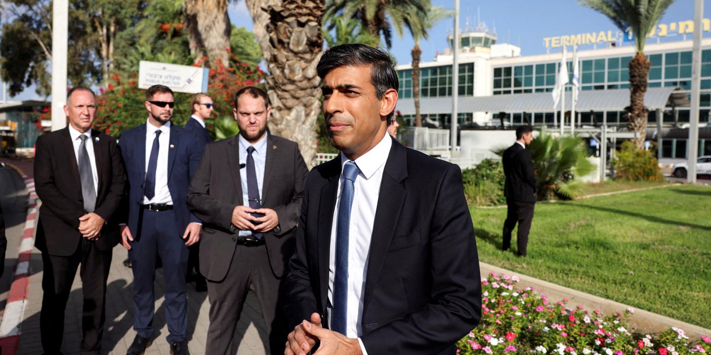 Rishi Sunak, en visite en Israël, dénonce l’« attaque innommable » du Hamas