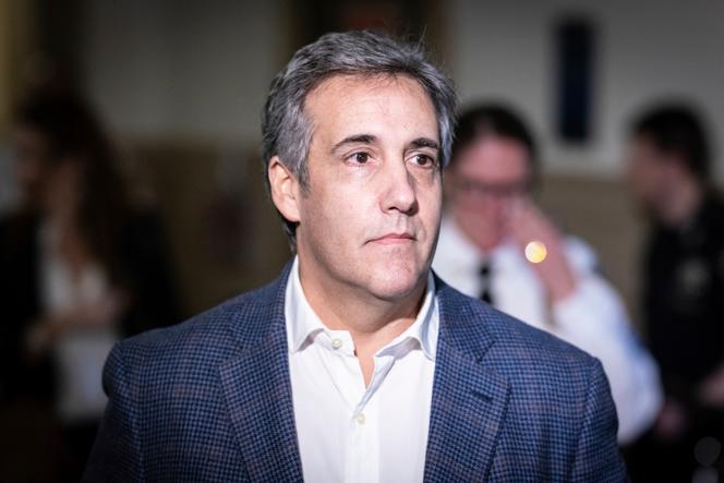 Michael Cohen leaves for a break during the civil business fraud trial of former President Donald Trump at New York Supreme Court, Tuesday, October 24, 2023, in New York.