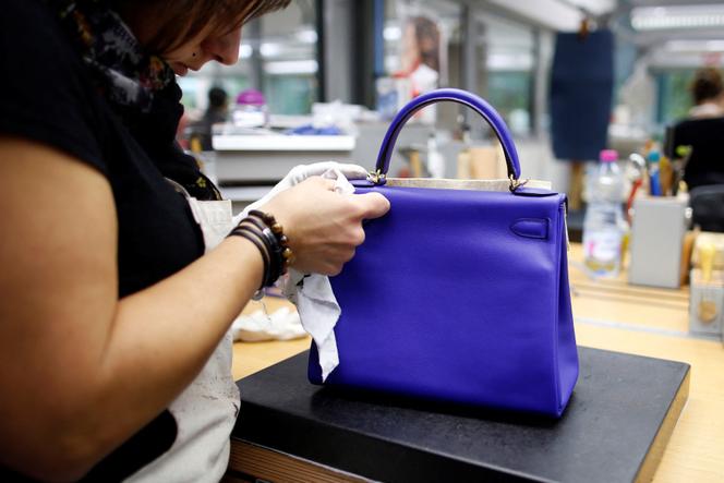At the Hermès factory in Seloncourt (Doubs), October 4, 2013.