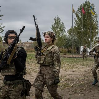 The training camp where Ukrainians prepare for combat Here they