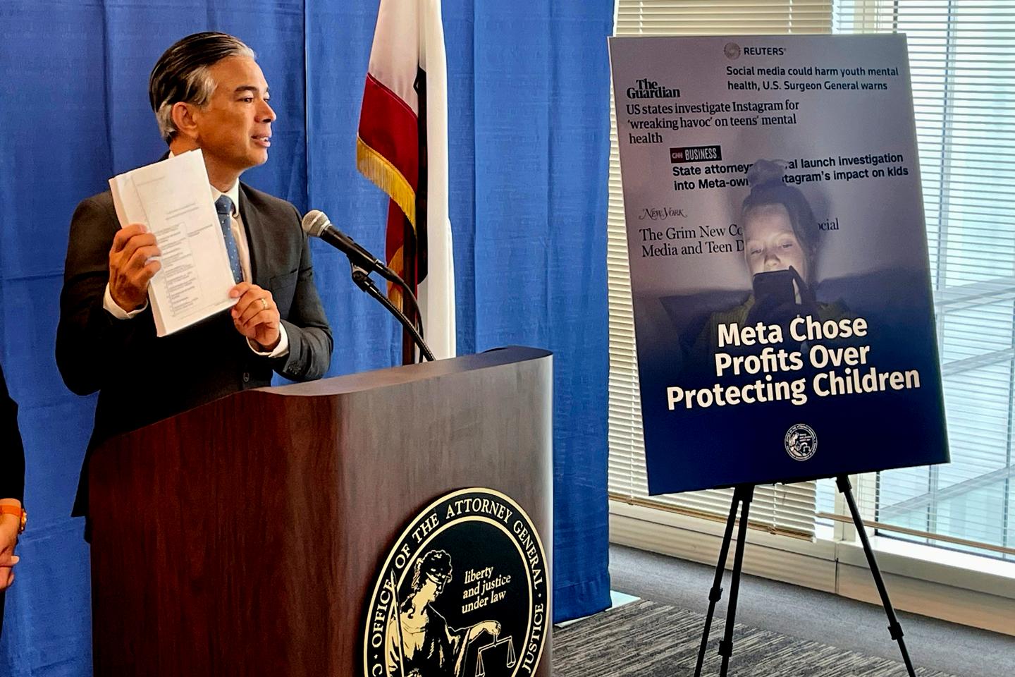 US states file lawsuit accusing Meta of harming children's mental health
