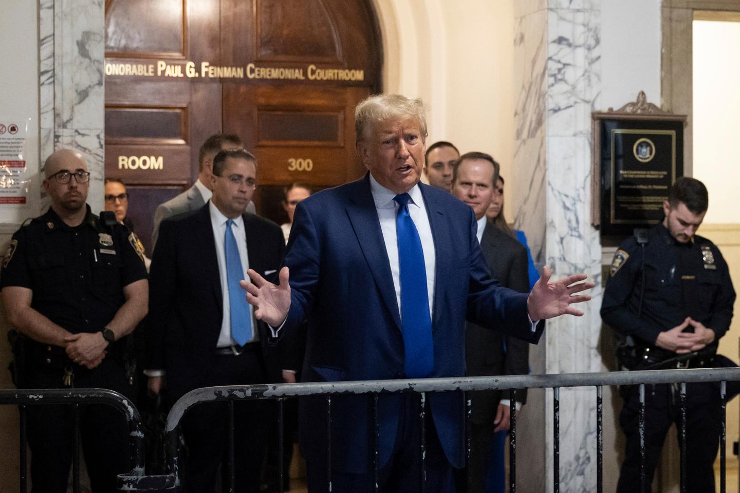 New York judge fines Trump $10,000 over a comment he made outside court in his civil fraud trial