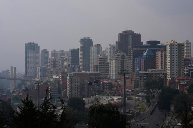 Haze and smoke from forest fires affect La Paz, Bolivia, Wednesday, Oct. 25, 2023. 