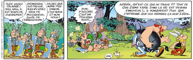 Extrait du nouvel « Astérix », « L’Iris blanc ».
