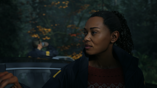 L’agente Saga Anderson est un nouveau personnage jouable dans « Alan Wake 2 ». Les cauchemars de l’Antre noir ne l’épargneront pas.