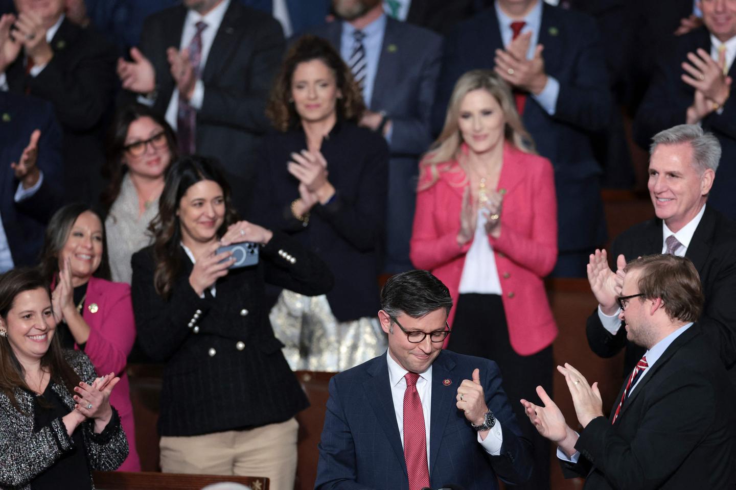 Trump ally Mike Johnson elected House speaker, ending three weeks of GOP infighting