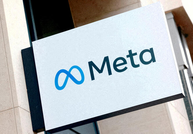 Le logo du groupe Meta.