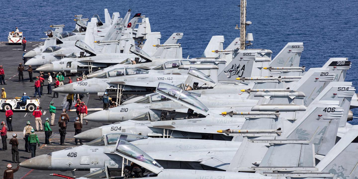 With two aircraft carriers the US wants to create a naval bubble