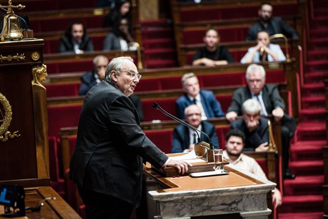 Jean-Louis Bourlanges in the Assemblée Nationale, on October 23, 2023.