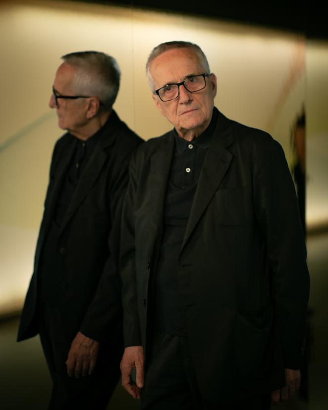 Le réalisateur italien Marco Bellocchio, à Cannes, le 23 mai 2023.