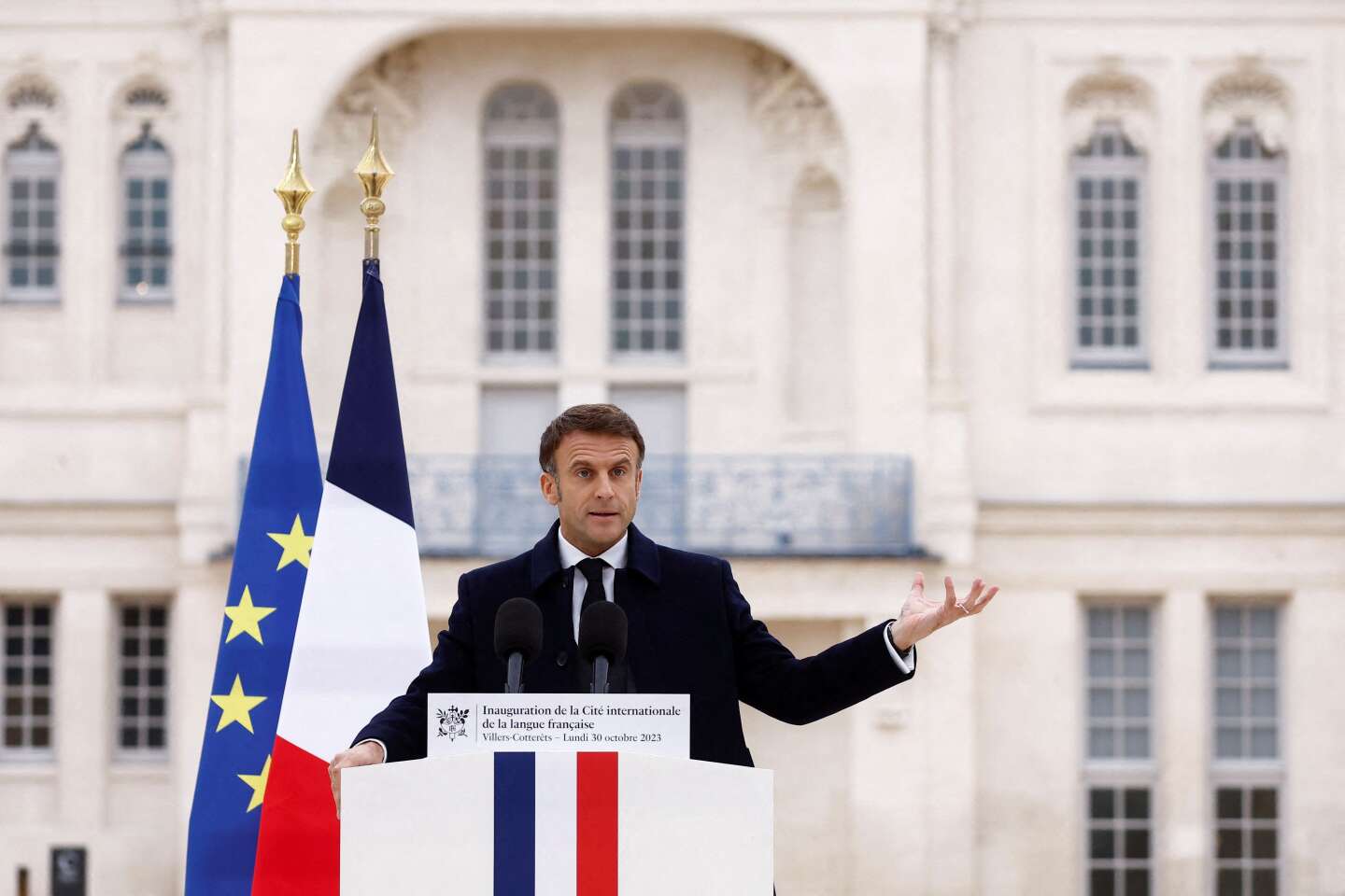 A Villers-Cotterêts, Emmanuel Macron exalte la langue française