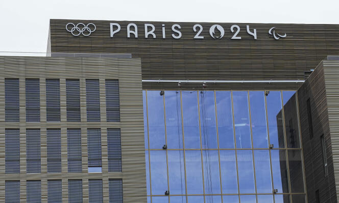 La sede de los Juegos Olímpicos de París 2024, 13 de agosto de 2023 en Saint-Denis.