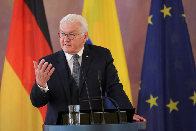 Le président allemand, Frank-Walter Steinmeier, à Berlin, en Allemagne, le 16 juin 2023.