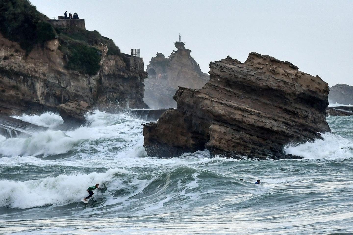 Storm Ciaran in pictures: Record-breaking gusts hit western France