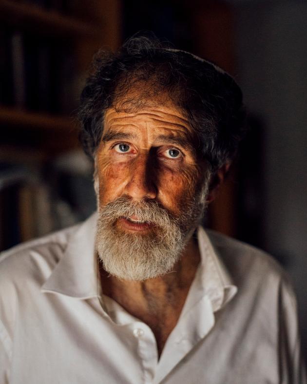 Israeli Reform rabbi Arik Ascherman at home in Jerusalem on November 1, 2023.
