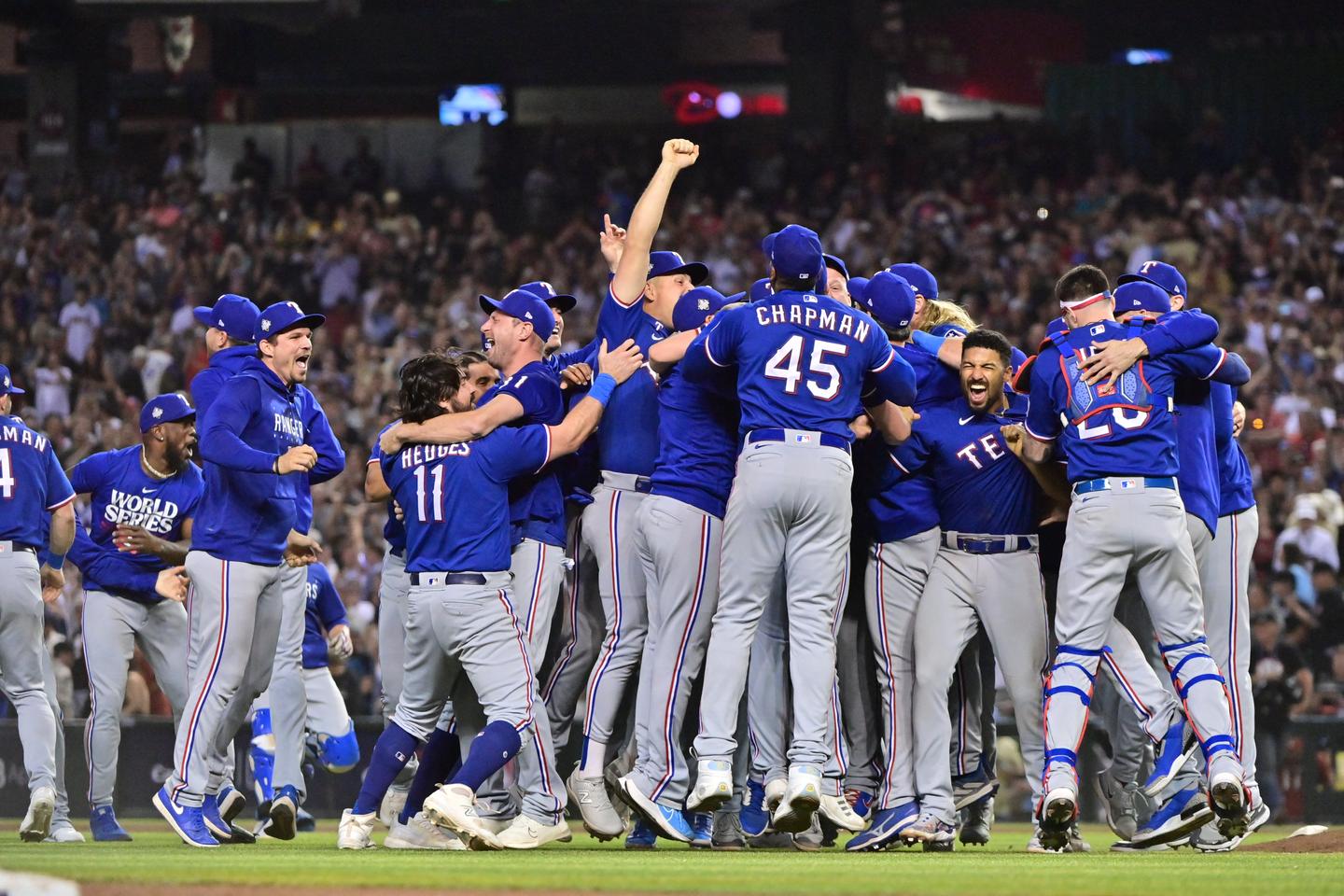 Texas Rangers win first-ever World Series title