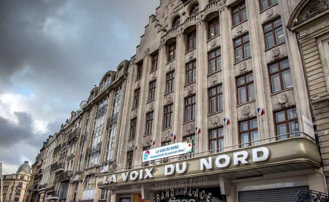 La sede de “La Voix du Nord”, en Lille, 4 de enero de 2017.