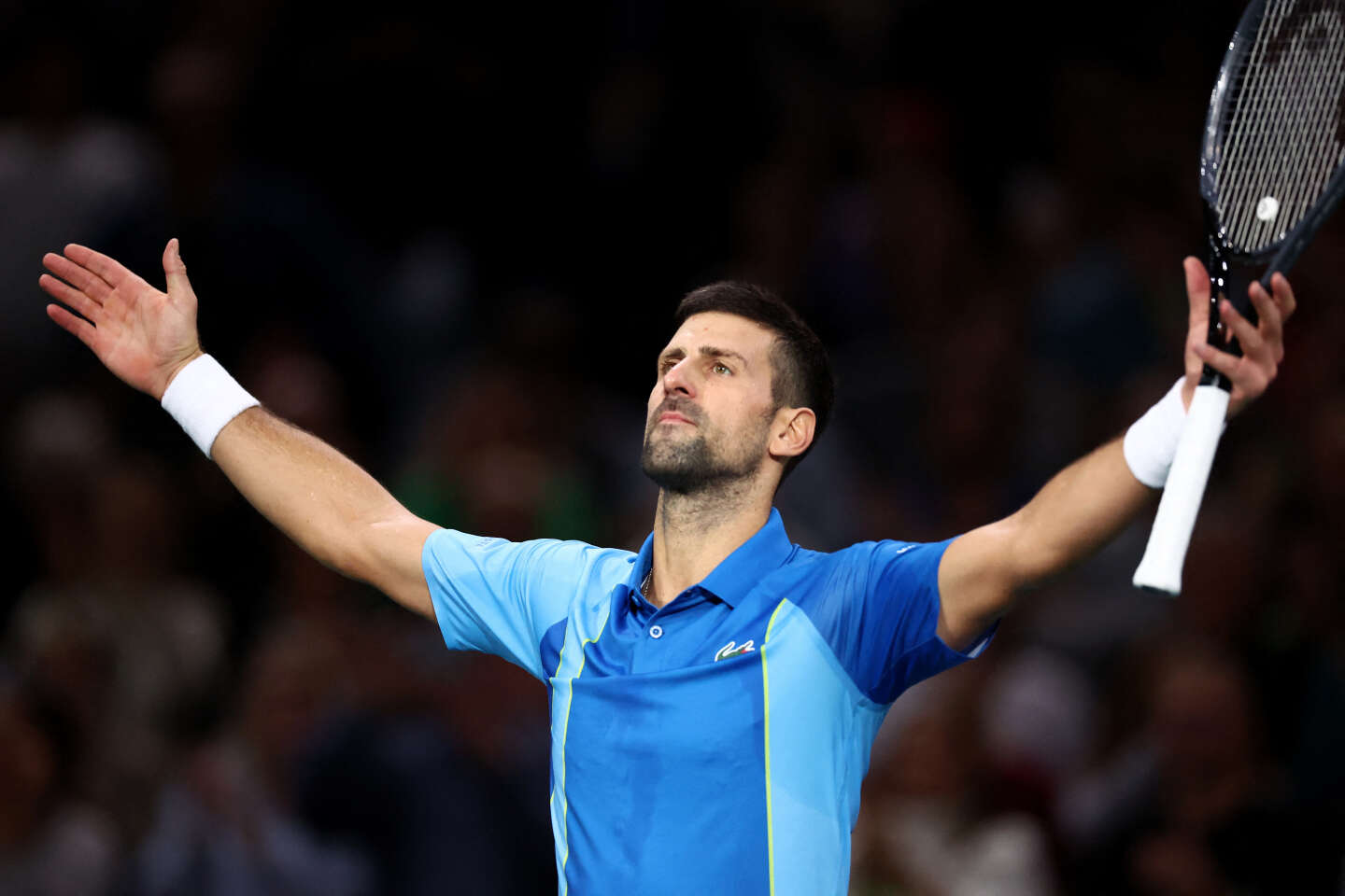 Zakwalifikowany do półfinału Paryż-Bercy Novak Djokovic walczy z młodzieżą