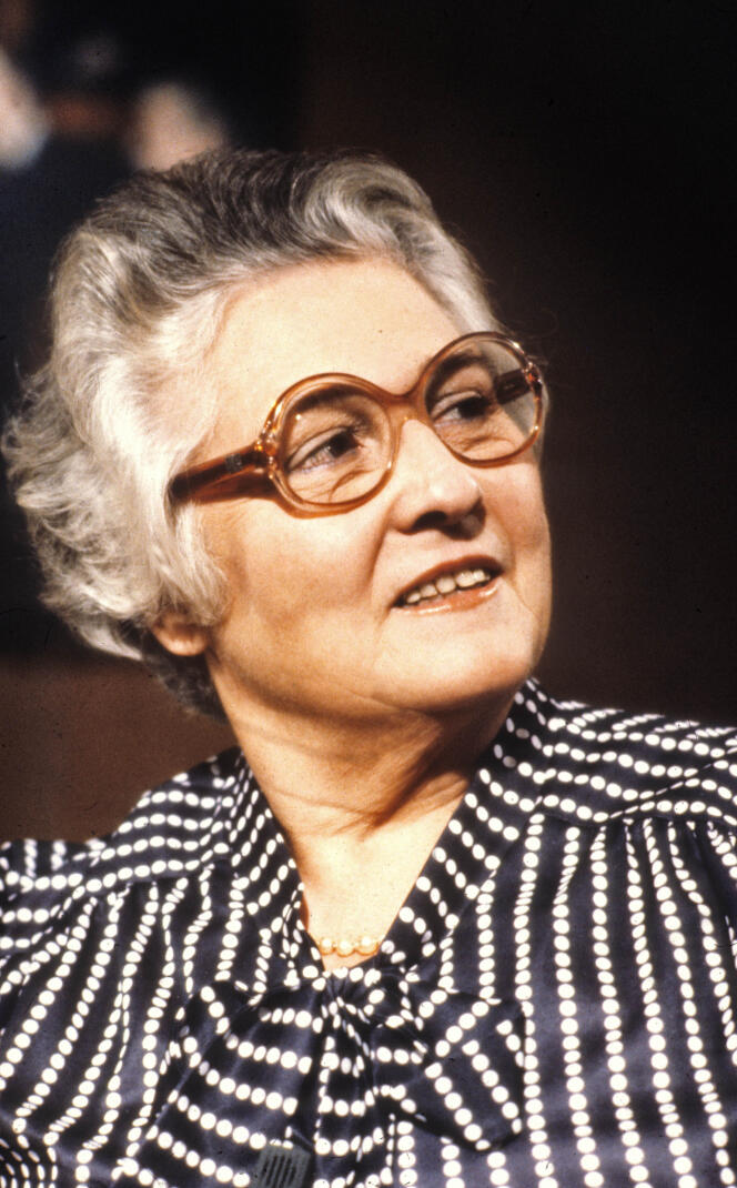 La psychanalyste Françoise Dolto, en 1981.