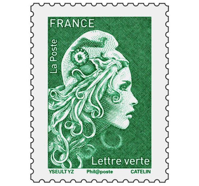 Une Marianne de l'avenir sur les nouveaux timbres