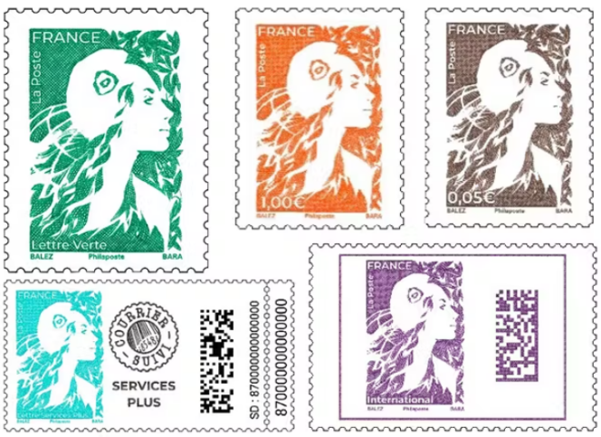 Nouveau timbre vert à La Poste 