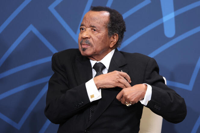 El presidente de Camerún, Paul Biya, en Washington en diciembre de 2022.