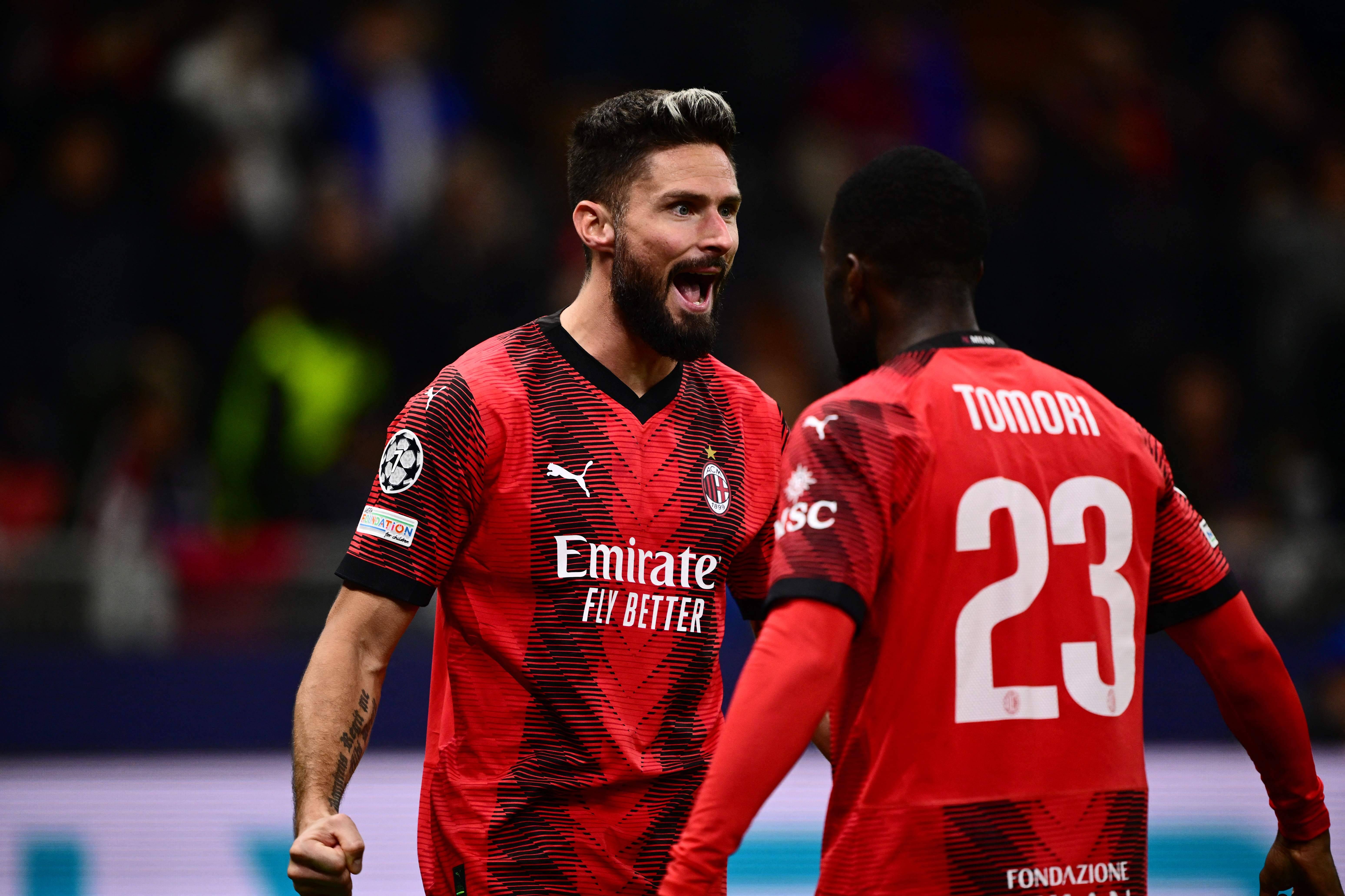 AC Milan-PSG (2-1) : Olivier Giroud punit Paris, qui perd la tête de son  groupe