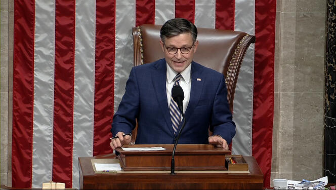 Mike Johnson, the new Speaker of the House, November 7, 2023, in Washington.