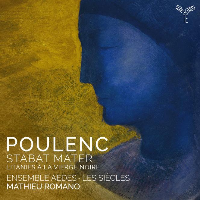 Pochette de l’album du « Stabat Mater », de Francis Poulenc, par l’Ensemble Aedes.