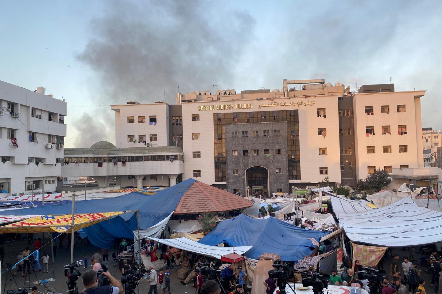 Israel-Hamas war: Biden says Gaza hospital 'must be protected'