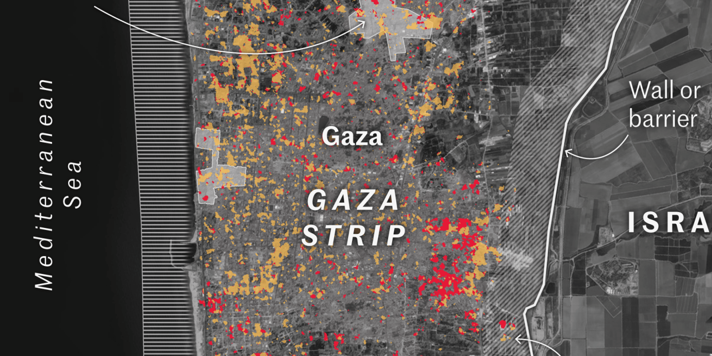 We don't recognise our own city: Israeli barrage redraws the map of Gaza, Gaza