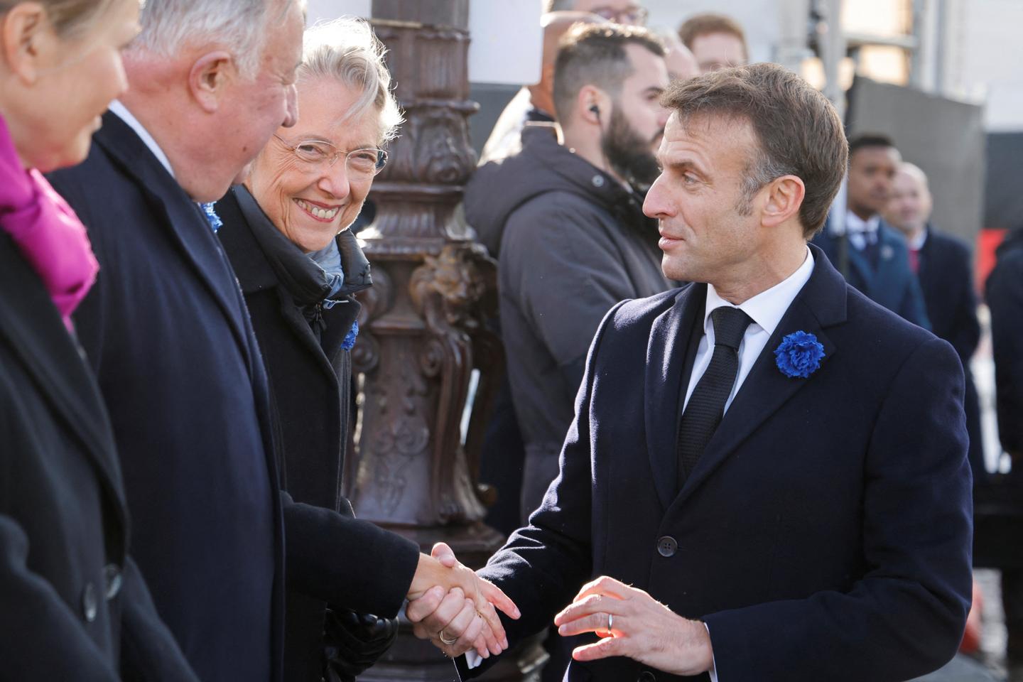 Day before march, President Macron condemns 'unbearable resurgence of unbridled anti-Semitism' in France