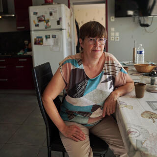 Brigitte Legrand, 60 ans, accueillante familiale, à Chemilly, dans l’Allier.