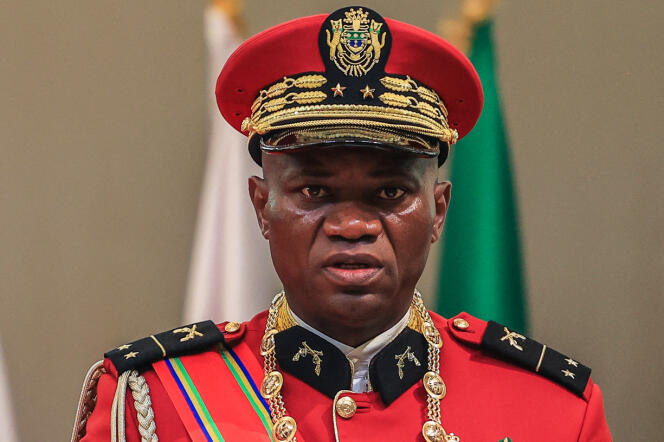 Le général Brice Oligui Nguema à Libreville, le 4 septembre 2023.
