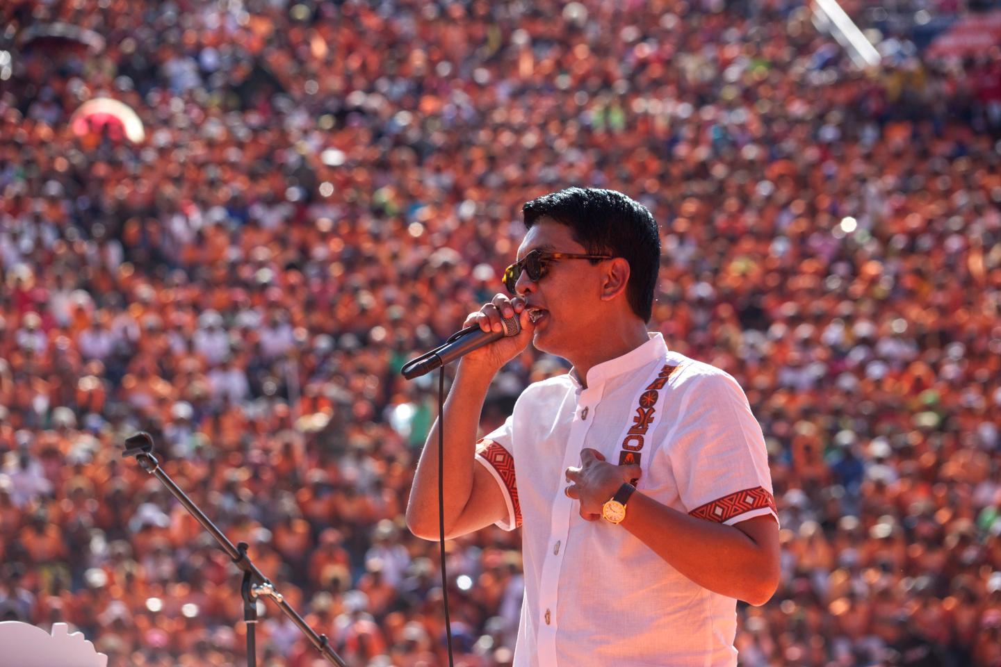 Madagascar's Andry Rajeolina re-elected president in heavily boycotted vote